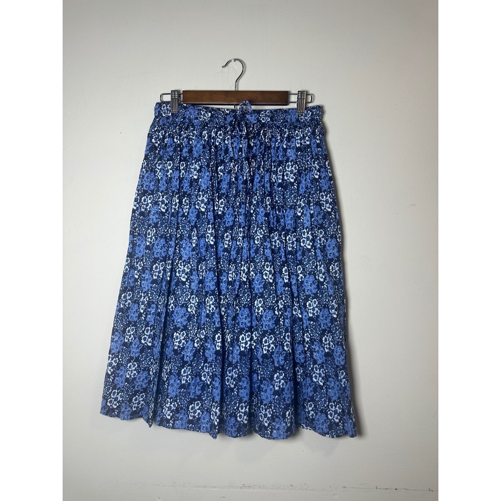 Vintage 90s Tiered Crinkle Midi Skirt One Size Uniti Casuals Y2K Boho Prairie